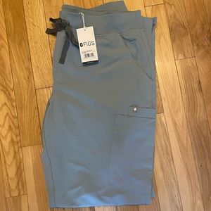 Yola large tall with yoga waist band, dusty blue. Never worn.